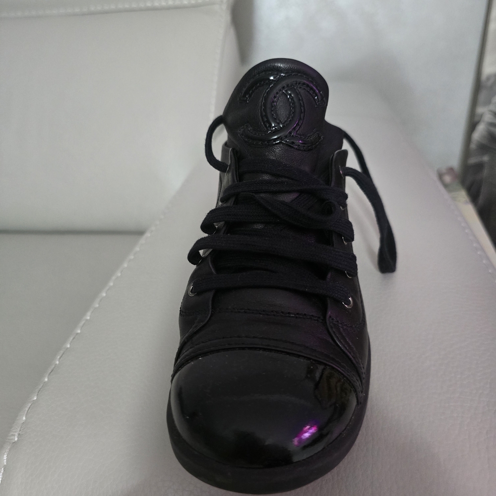 CHANEL Black Sneakers